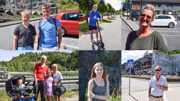Sommerprat med folk i Osedalen