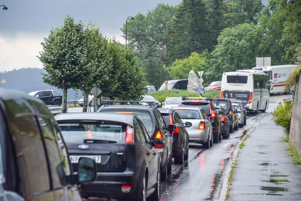 En «miljø-tunnel» kan redde Osedalen fra framtidig trafikkork. ARKIVFOTO: RAYMOND ANDRE MARTINSEN